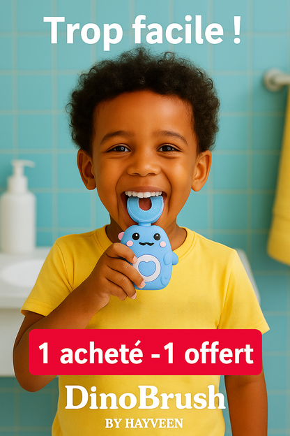 DinoBrushTM 360° Brosse à dents ultrasonique (1 ACHETÉ = 1 OFFERT)